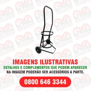 CARRINHO PARA AFERIDOR MEDIDA 20LT C/BASCULANTE+2RODAS - LUBEFER