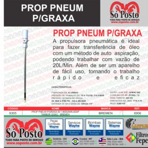 PROP PNEUM P/GRAXA 50:1 800G/MIN ADAP TAMBOR 200KG - BREMEN
