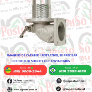 VALVULA FUNDO BAIXO P/CARRO TANQUE PERFIL MECANICO (MENOR) (MGN)