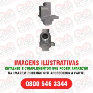 CONEXAO DE DESCARGA S VISOR 3/4 ACESSORIO DE ALUMINIO PARA TUBO/7690000 WR000341-0001CJ WAYNE