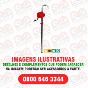 BOMBA DE TRANSF ROTATIVA MANUAL PARA OLEO S/ FILTRO 9008 - LUPUS