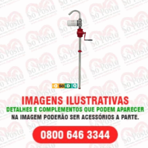 BOMBA DE TRANSF ROTATIVA MANUAL PARA OLEO C/ FILTRO 9008-F - LUPUS