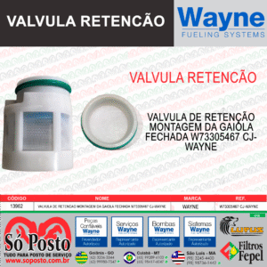 VALVULA  RETENÇÃO