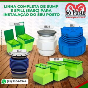 LINHA COMPLETA DE SUMP E SPILL