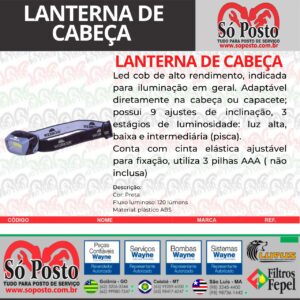 LANTERNA DE CABEÇA