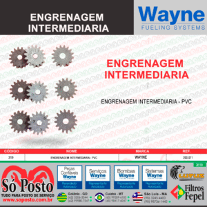 ENGRENAGEM INTERMEDIARIA 000-200071  WAYNE