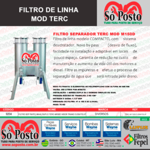FILTRO SEPARADOR MOD: TERC - M150D