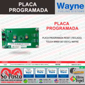 PLACA PROGRAMADA RESET (TECLADO) TOUCH WM061307-0001CJ WAYNE