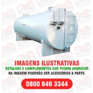 TANQUE METALICO CILINDRICO AEREO 30M3 PLENO C/BERÇO CONF NORMA 15461 C/BOCA DE VISITA CHAPA 4,25MM + ESCADA LATERAL