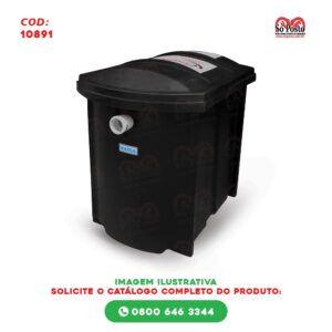 CAIXA SEPARADORA AGUA E OLEO COMPACTA VAZÃO 1500 LPH RET PRETA