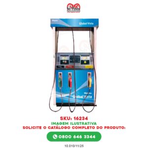 BOMBA ABASTECEDORA COMBUSTÍVEL MARCA WAYNE 3G/VISTA MOD: SEXTUPLA MANG ALTA 2 ABAST SIMULTANEOS 6 BICOS