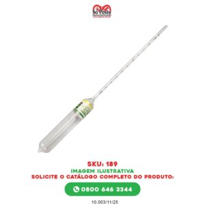 DENSIMETRO ANALISES DIESEL ESC. 0,800/0,850 - DIVERSOS