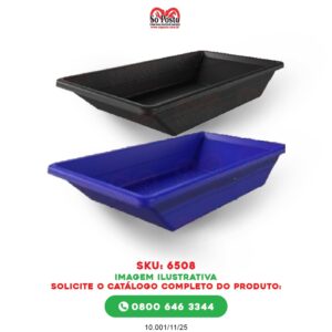 BACIA BANDEIJA DE CONTENÇÃO PLASTICA CAPAC 500 LITROS DIMENSOES 220X118X25 - DIVERSOS