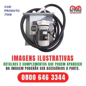 BOMBA TRANSF ELETRICA 220V P/ARLA C/MEDID DIGITAL VAZÃO 30LPM C/BICO MANUAL - LAPEK