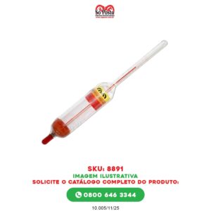 DENSIMETRO FLUTUADOR TERMOCOMPENSADO P/KIT A1 X 180 a 260MM - DIVERSOS